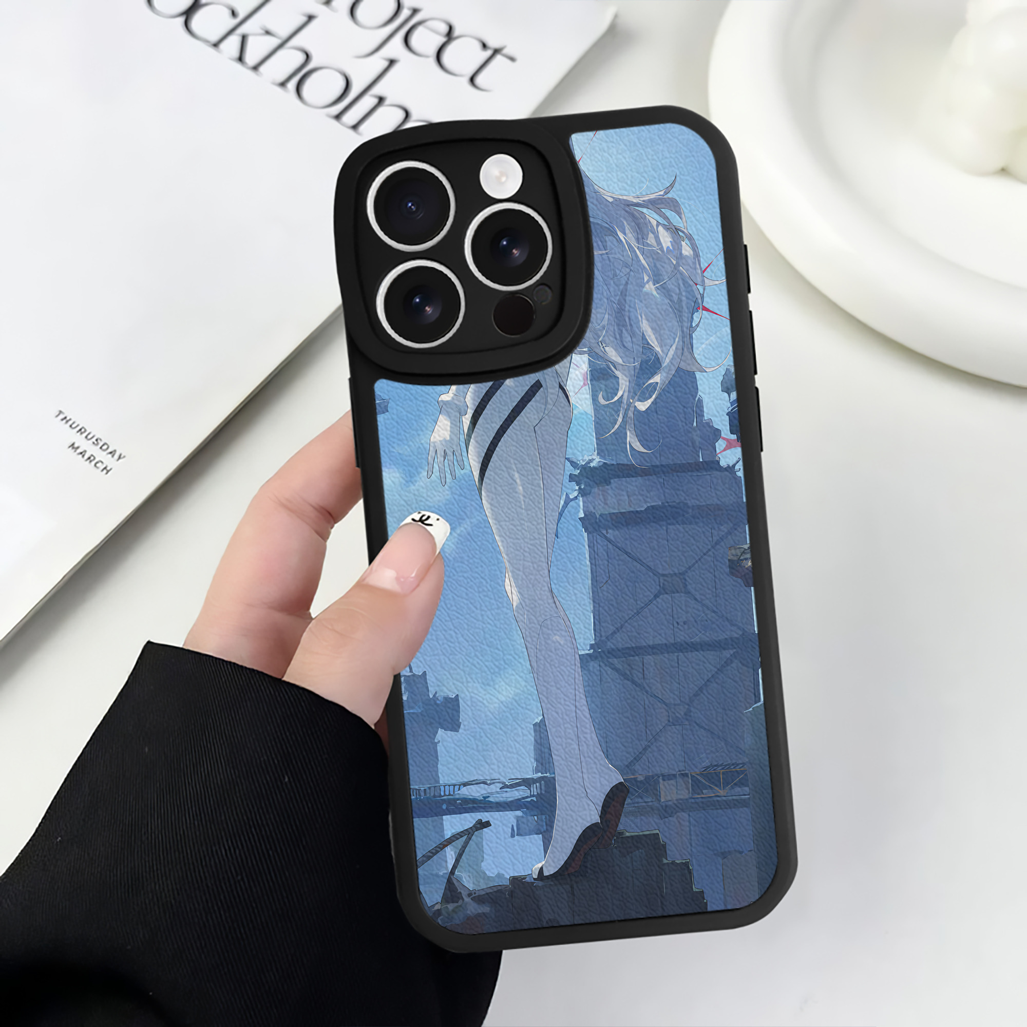 （画像用） EVA 新世紀エヴァンゲリオン 【iPhone 16シリーズ対応】シリコンスマホケース（レザー調） 材質：シリコン